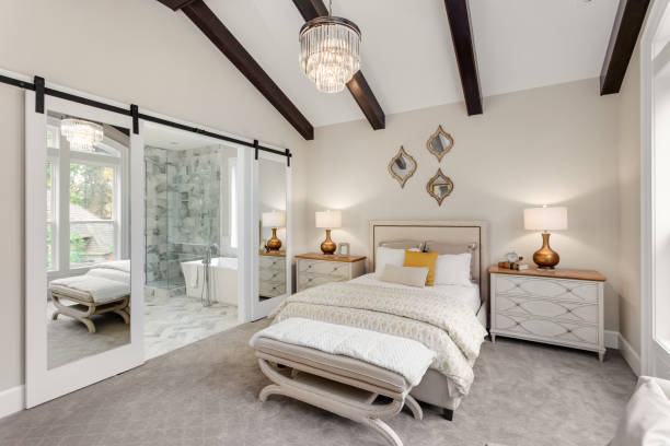Master suite remodeling with upgraded bedroom design