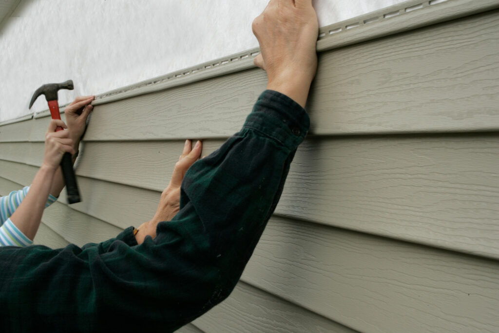 Loose Siding Panel Repair