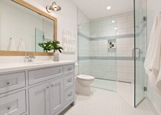bathroom remodeling Luxury bathroom remodel with updated tiles and fixtures